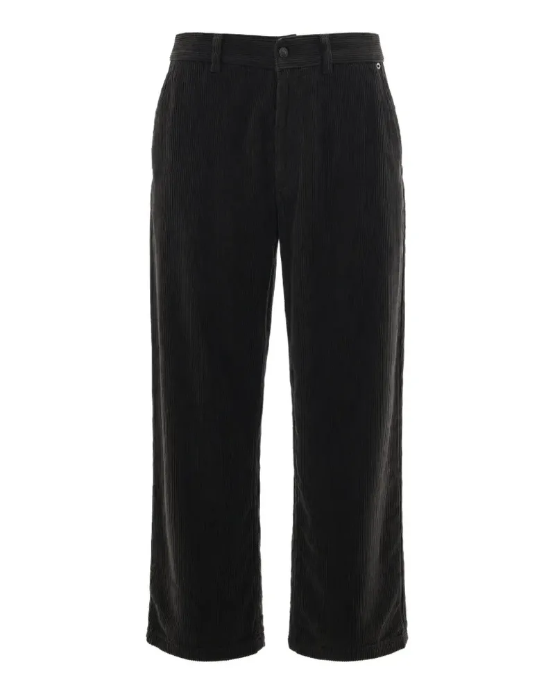 Paolo Pecora Milano Straight-Leg-Hose aus Cord - Grau Grau