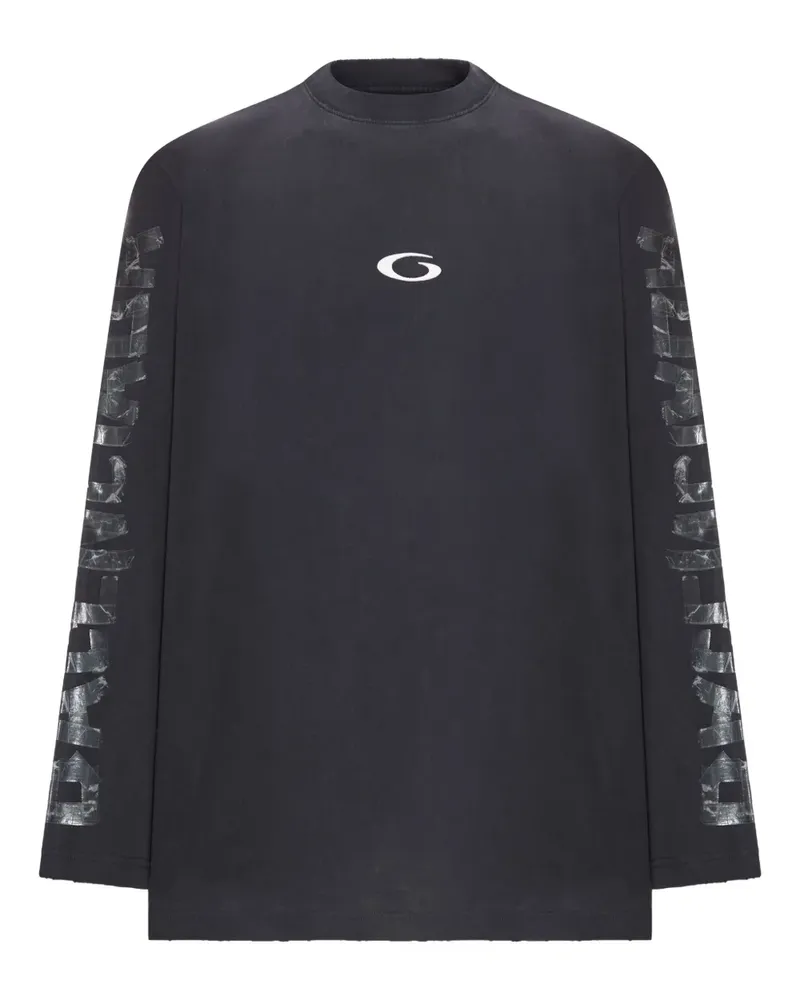 Balenciaga Klassisches Langarmshirt - Schwarz Schwarz