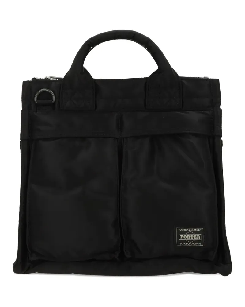 PORTER-YOSHIDA & CO Tote Bag mit Reißverschlusstasche - Schwarz Schwarz
