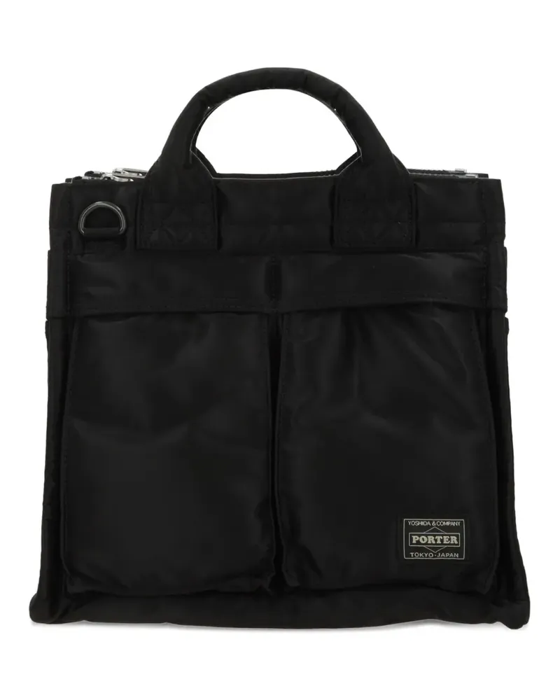 PORTER-YOSHIDA & CO Tote Bag mit Reißverschlusstasche - Schwarz Schwarz