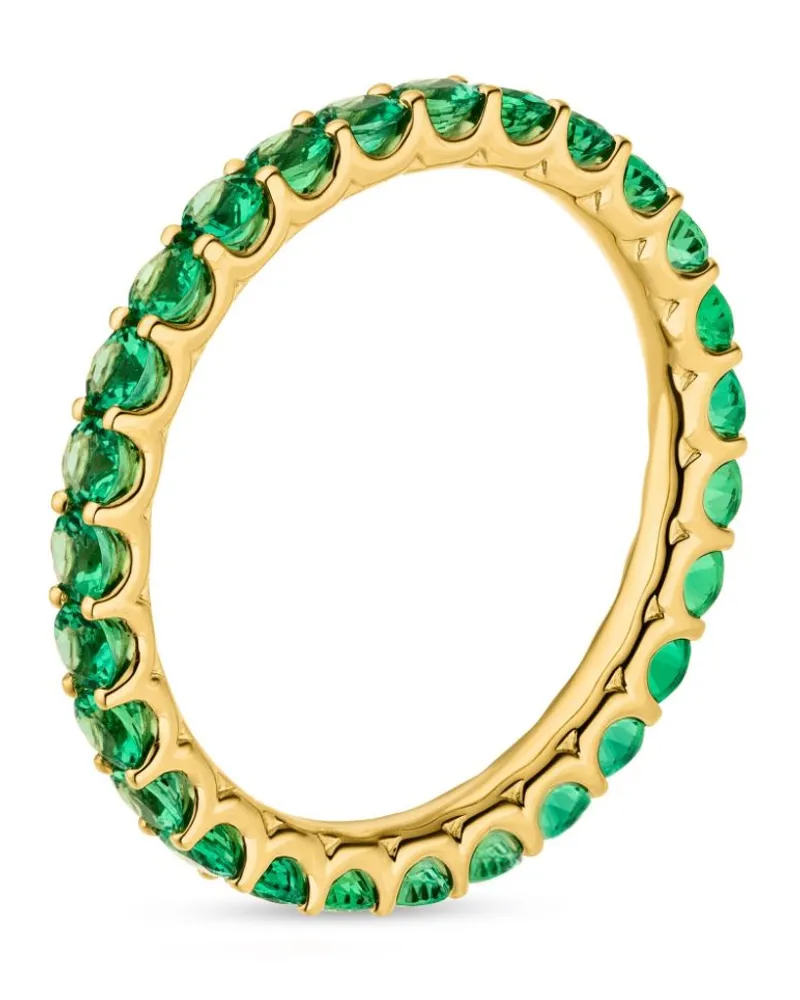VEYNOU 14kt Evergreen Gelbgoldring mit Smaragd Gold