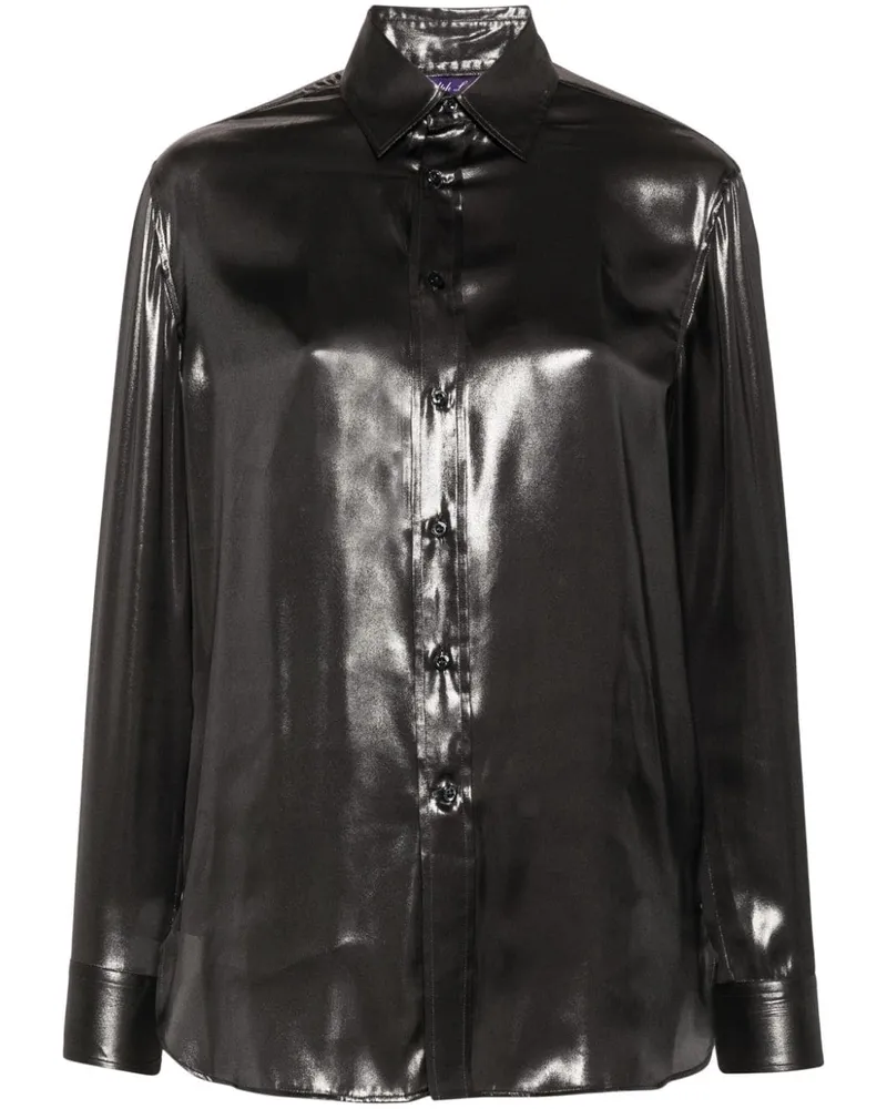 Ralph Lauren Adrien Lamé-Hemd - Grau Grau