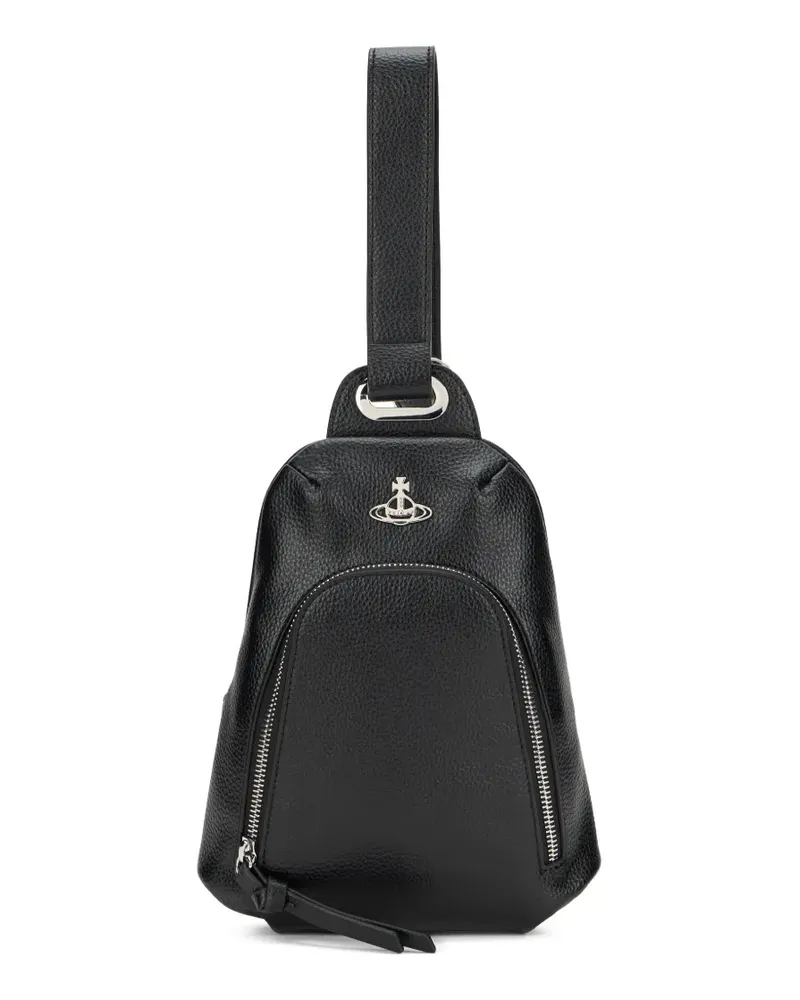 Vivienne Westwood Orb-detail zip-fastening backpack - Schwarz Schwarz