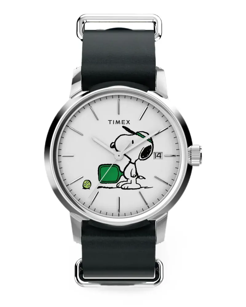 Timex x Peanuts Marlin Soccer Armbanduhr 40mm - Weiß Weiß