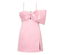 bow-embellished mini dress - Rosa
