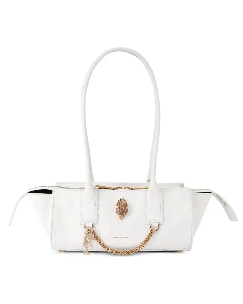 Kurt Geiger Sloane East-West-Schultertasche - Weiß Weiß