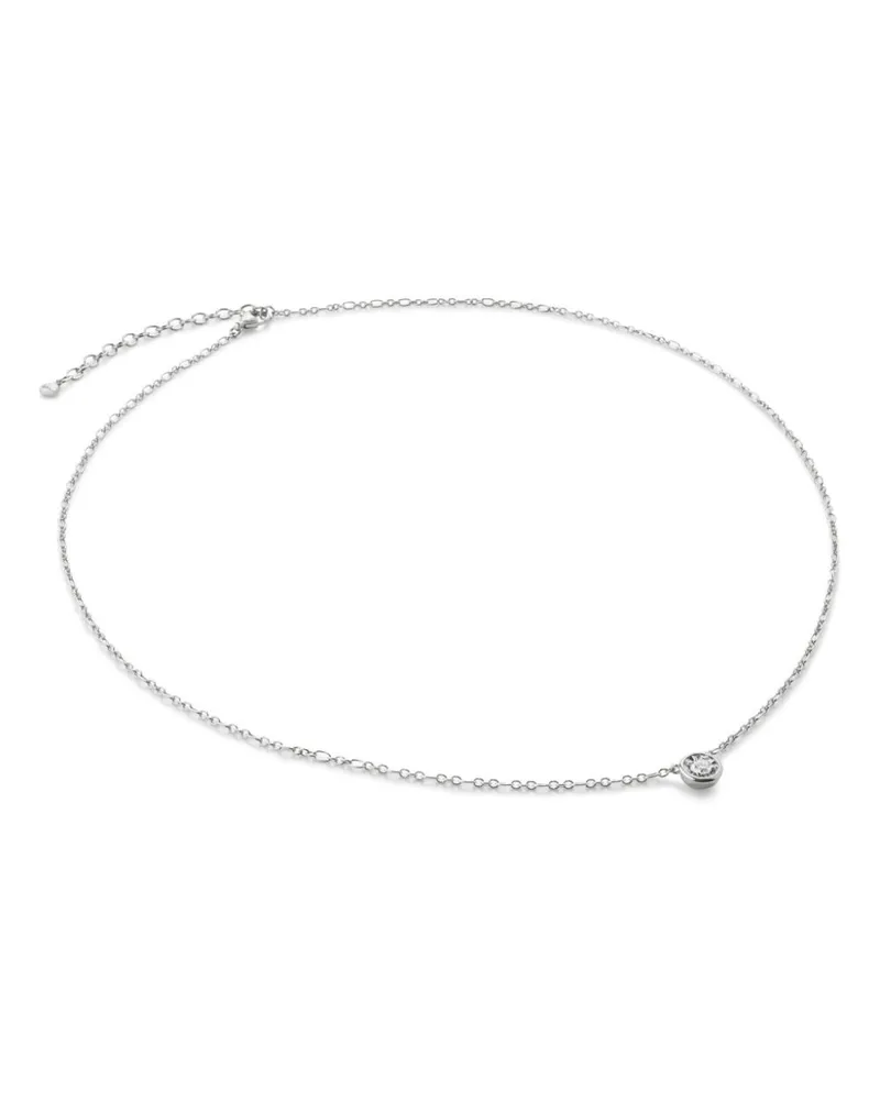 Monica Vinader Große Essentials Halskette - Silber Silber