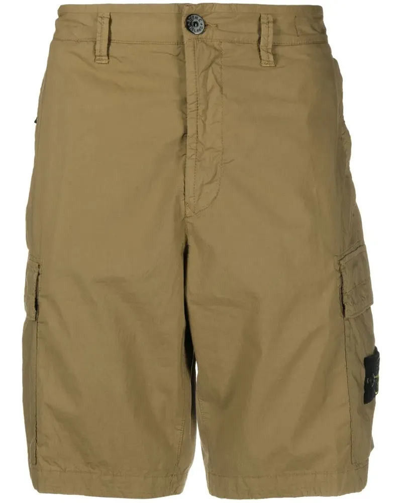 Stone Island Bermudas mit Logo-Patch - Braun Braun