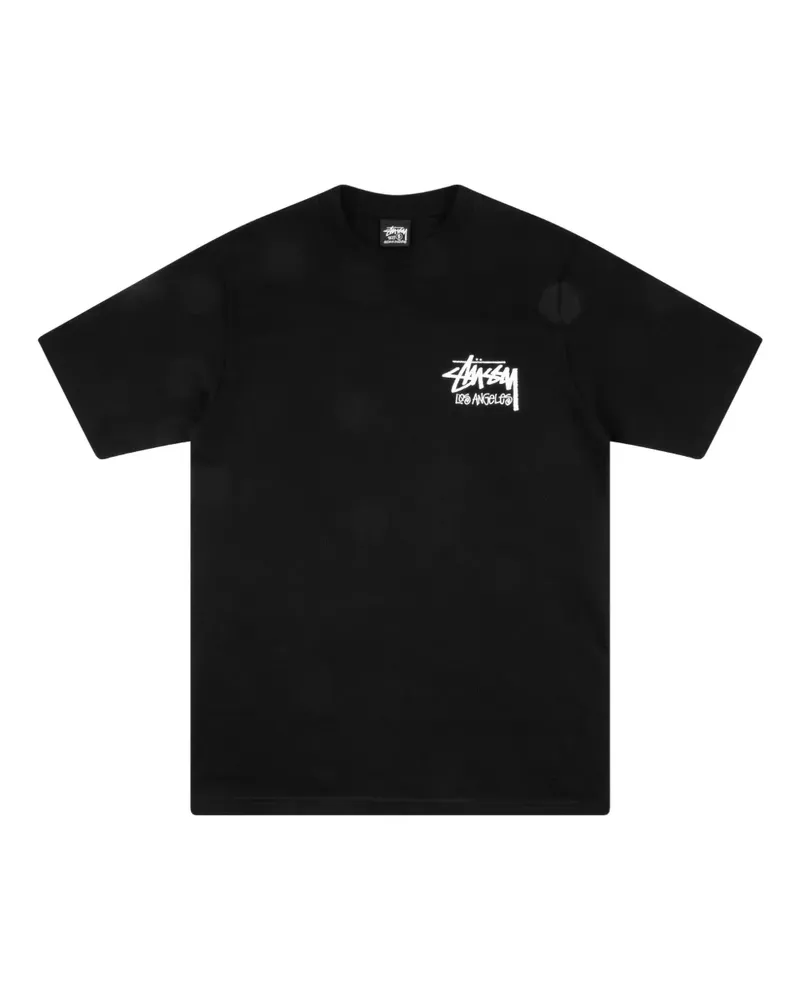 Stüssy logo T-shirt - Schwarz Schwarz
