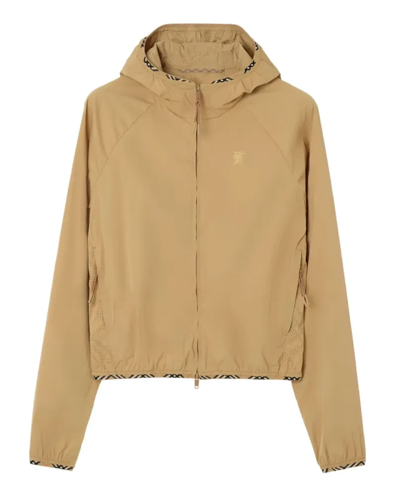 Burberry stretch nylon hooded jacket - Nude Nude
