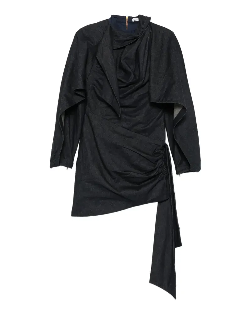 Zimmermann Drapiertes Valiant Minikleid - Blau Blau