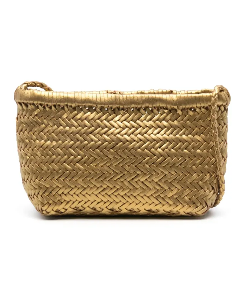 Dragon Diffusion Minsu Schultertasche mit Webmuster - Gold Gold