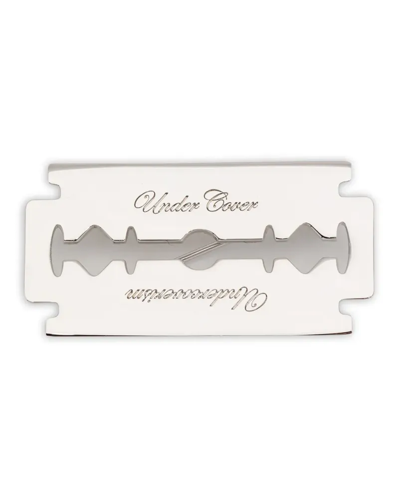 Undercover Laser Brosche - Silber Silber