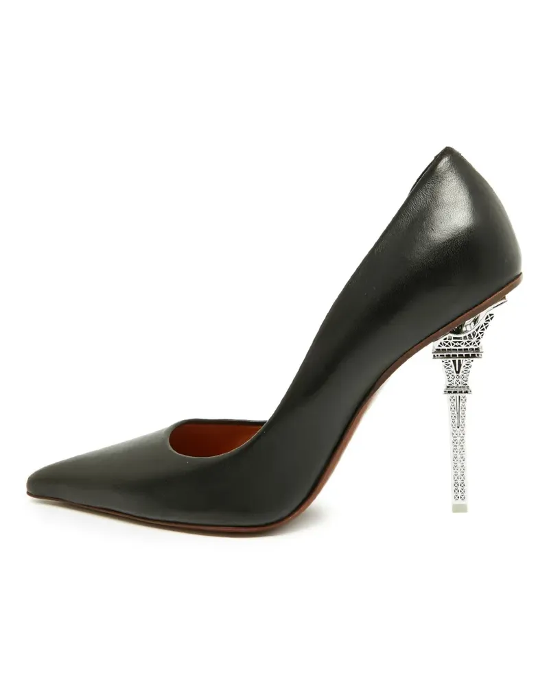 VETEMENTS Eiffel Tower Pumps mit spitzer Kappe - Schwarz Schwarz