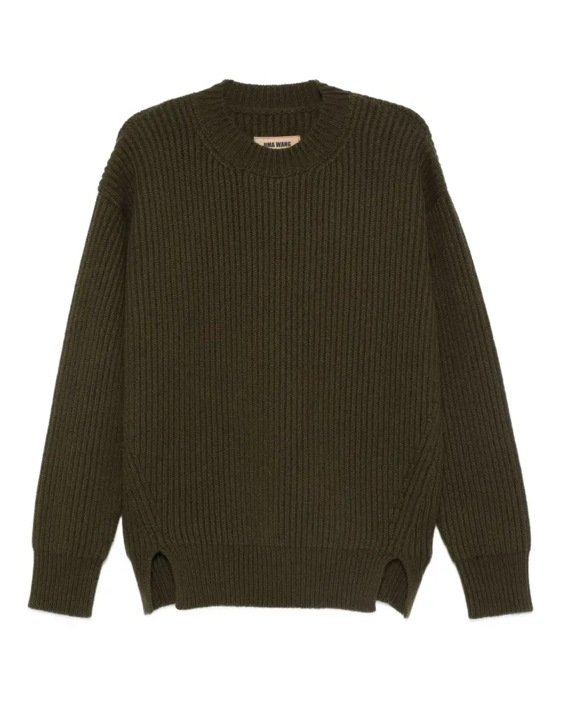 Uma Wang Gerippter Pullover - Grün Grün