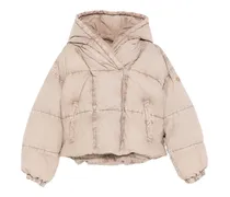 Wattierte W-ILLEY-S2 Kapuzenjacke - Nude