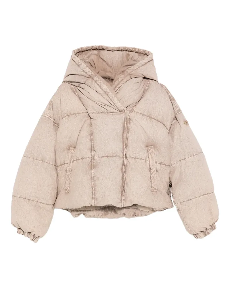 Diesel hooded padded jacket - Nude Nude