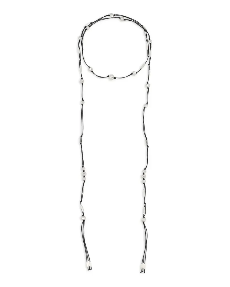 Isabel Marant beaded necklace - Silber Silber