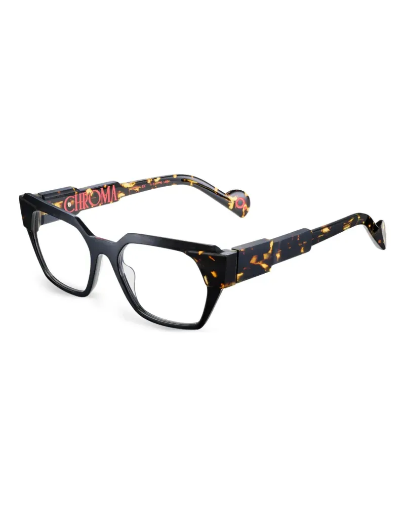 Etnia Barcelona geometric-frame glasses - Schwarz Schwarz