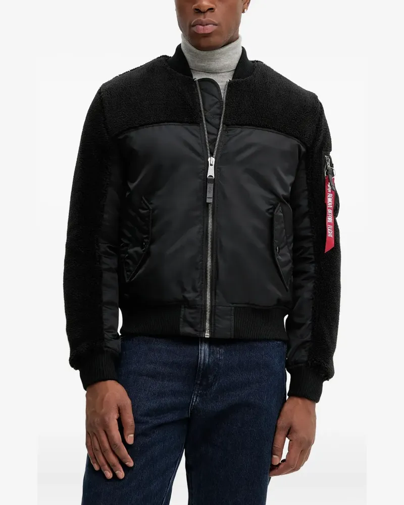 Alpha Industries MA-1 Bomberjacke - Schwarz Schwarz