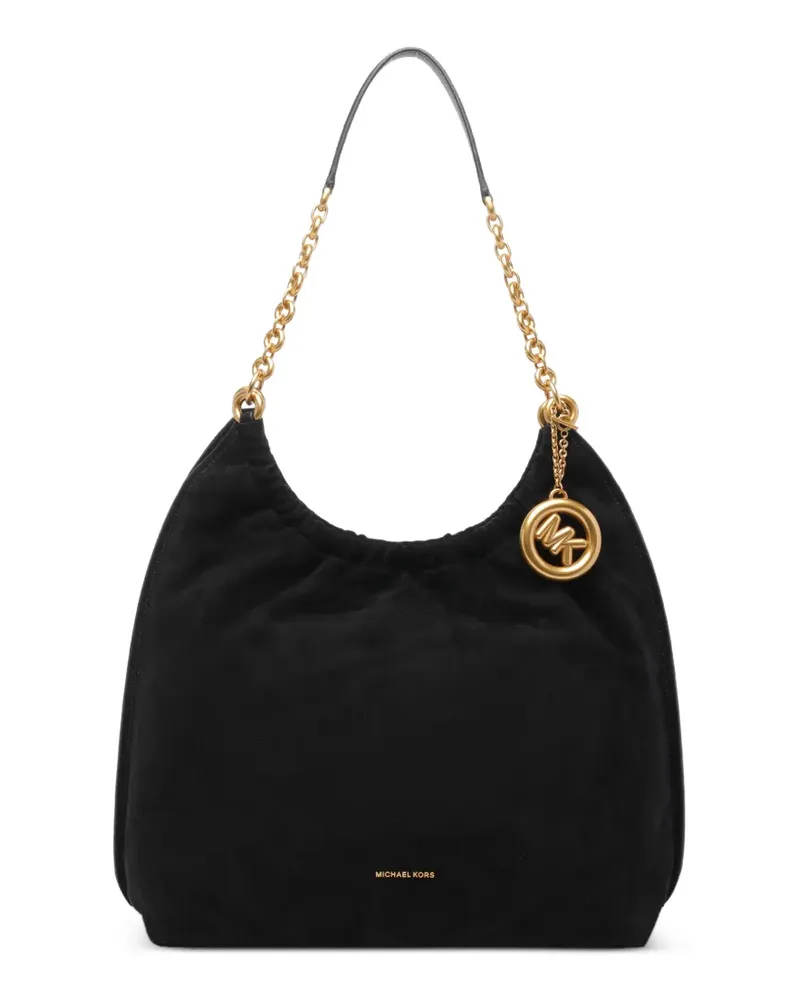 Michael Kors medium Indie logo-charm shoulder bag - Schwarz Schwarz