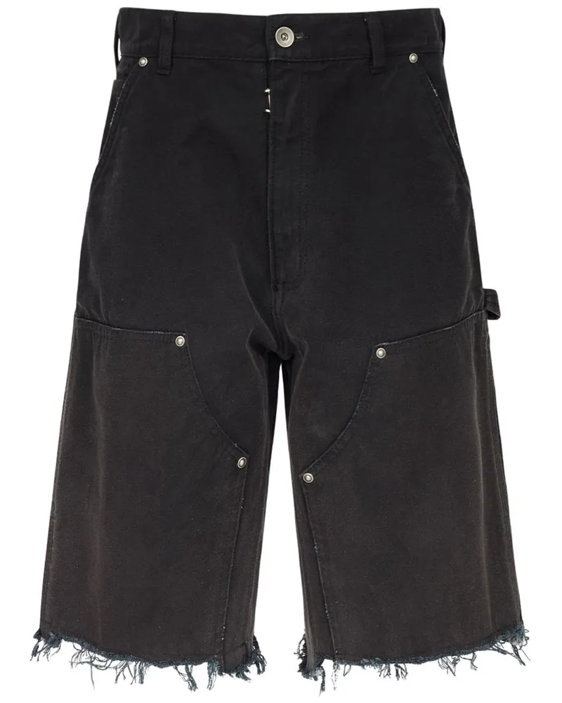 Maison Margiela Shorts im Distressed-Look - Blau Blau