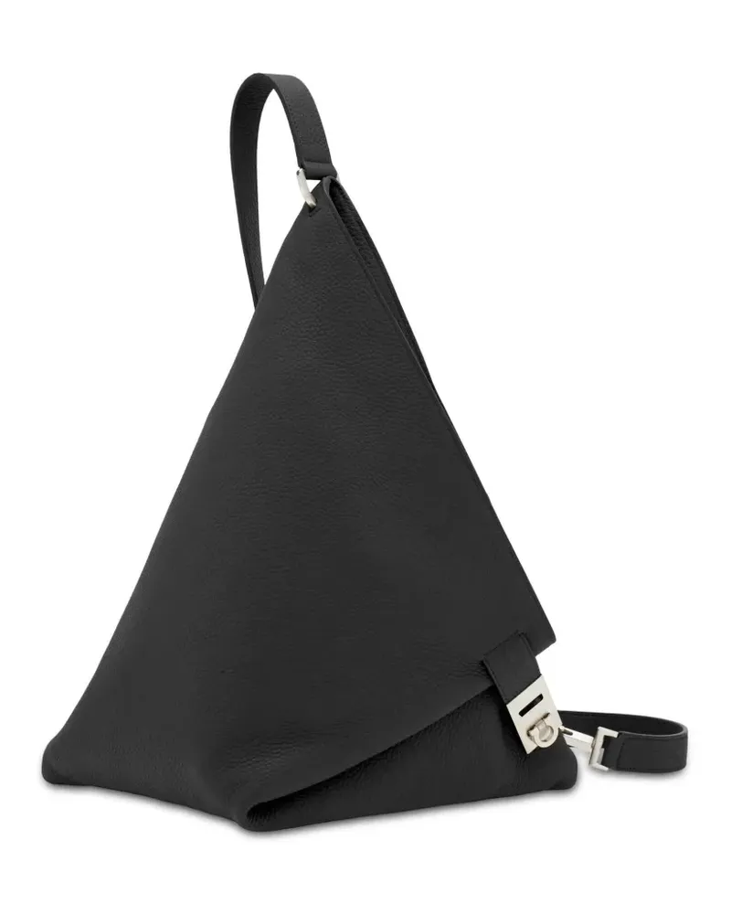Ferragamo Schultertasche aus Leder - Schwarz Schwarz