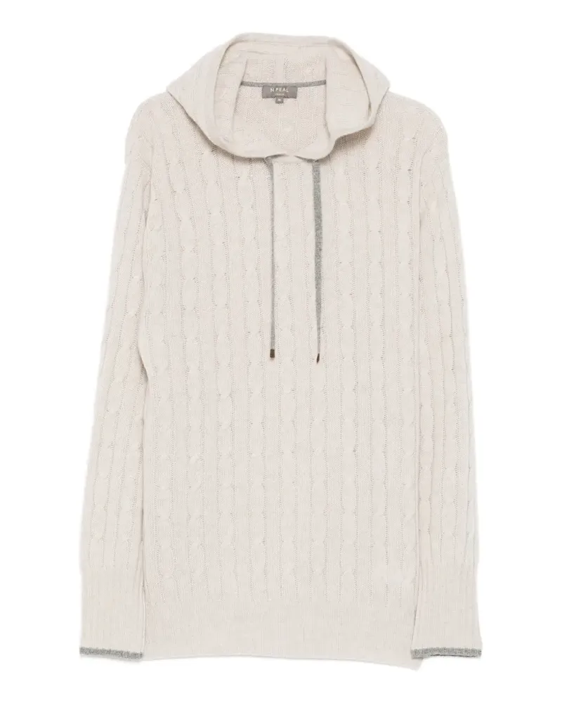 N.Peal Fitzrovia Hoodie - Nude Nude