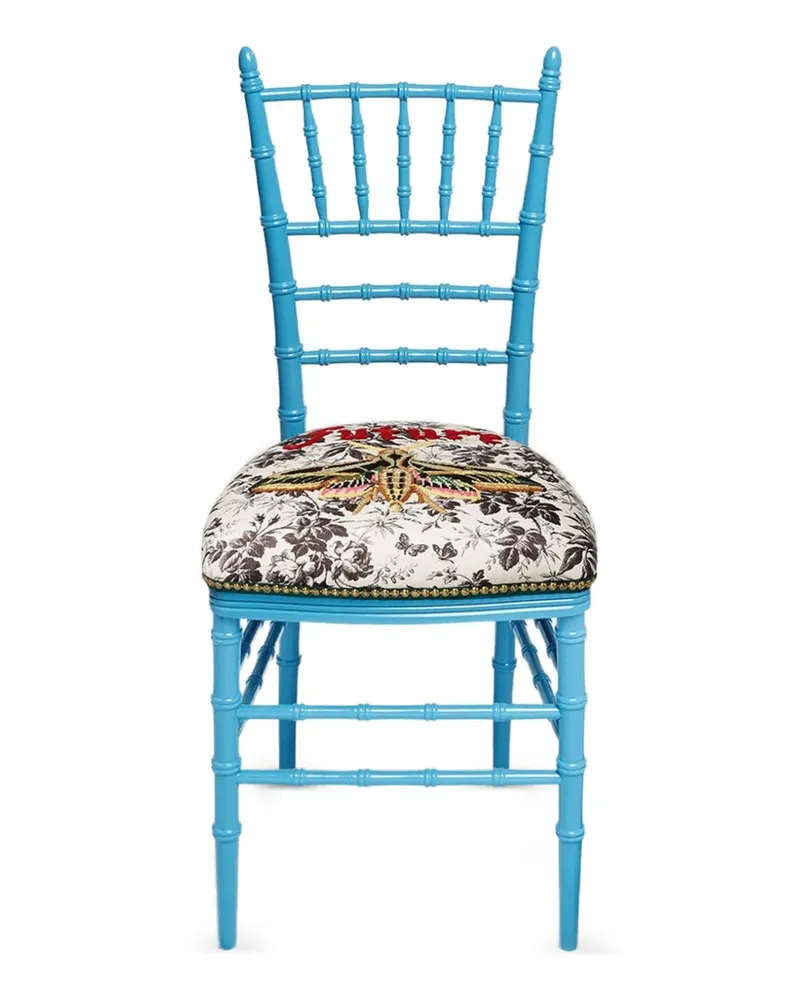 Gucci Bestickter Chiavari Stuhl - Blau Blau