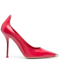 Alexander McQueen Pumps mit Kontrastkappe Rot