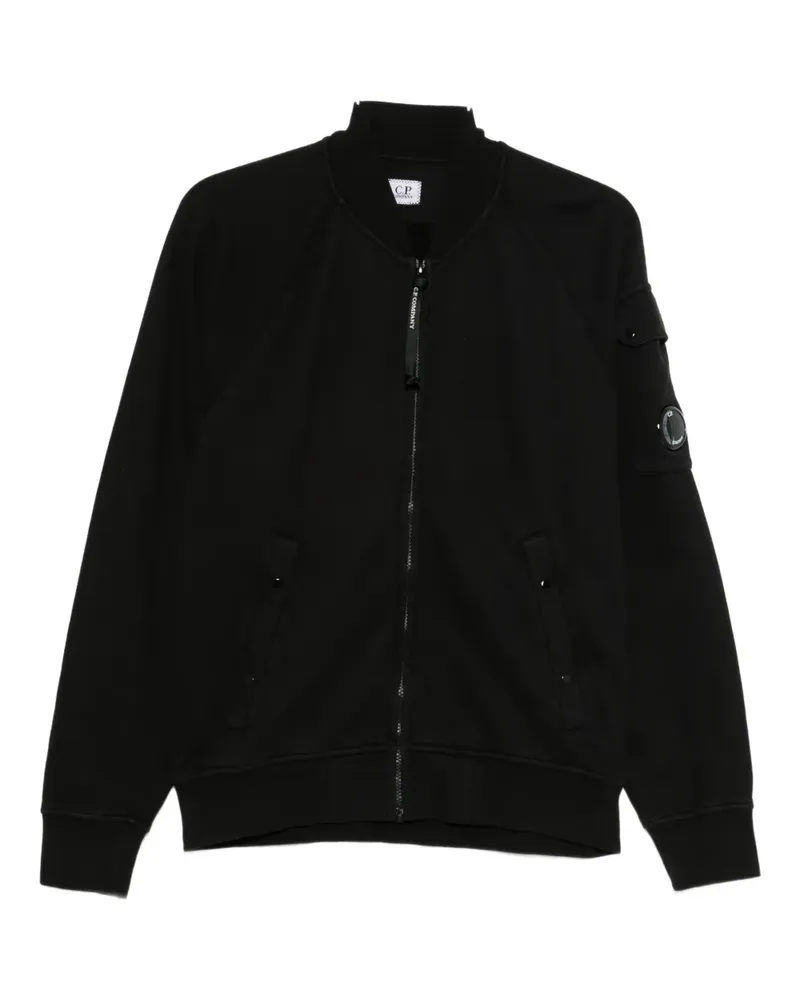 C.P. Company Bomberjacke mit Linsen-Detail - Schwarz Schwarz