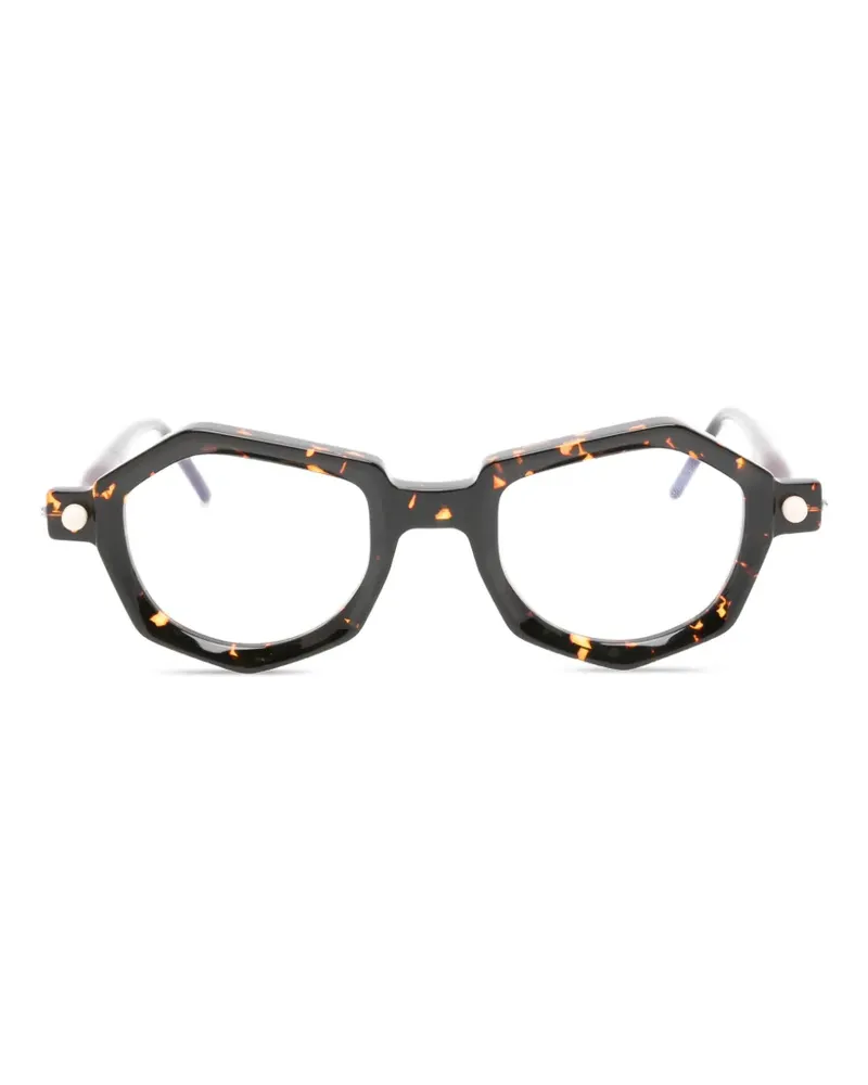 KUBORAUM Brille mit geometrischem Gestell - Braun Braun