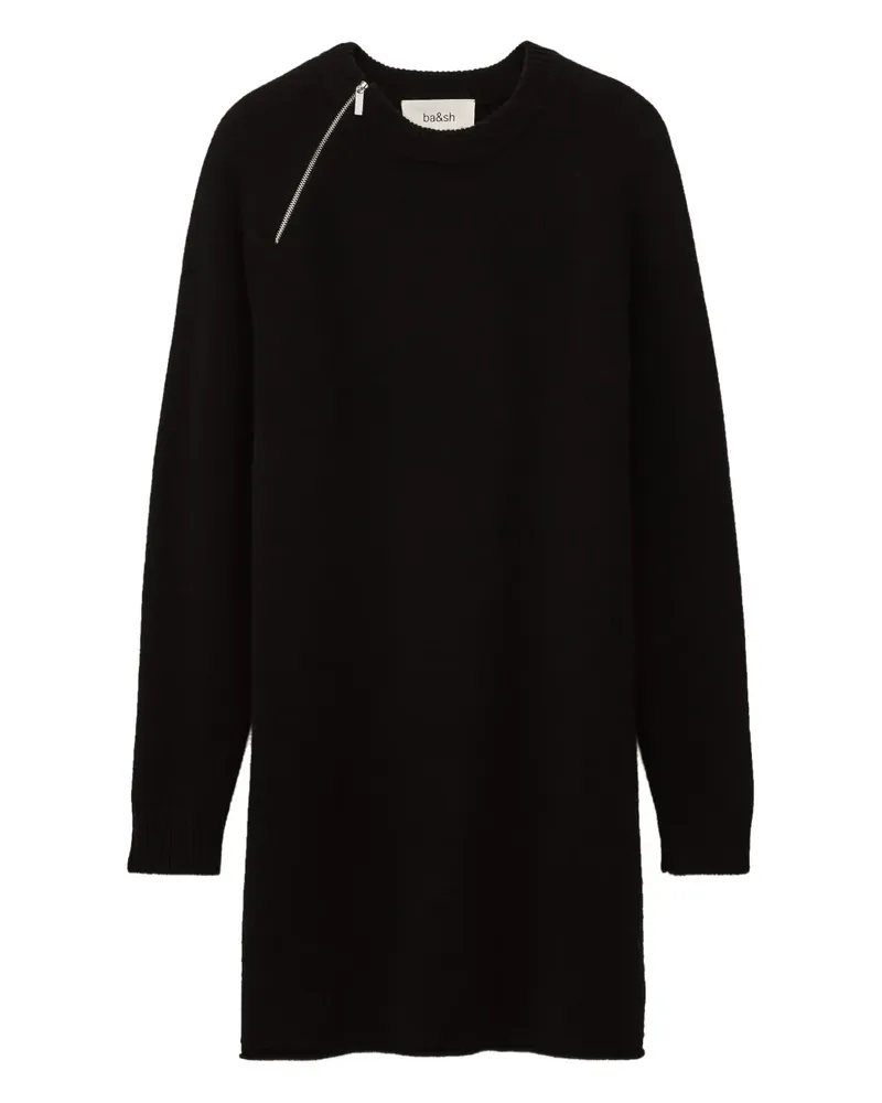 ba&sh Cheima Kleid mit Reißverschluss - Schwarz Schwarz