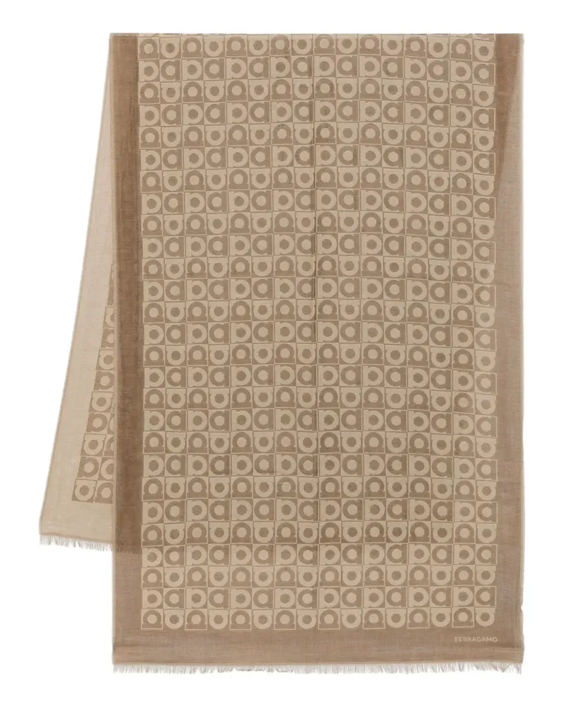 Ferragamo Gancini Schal - Braun Braun