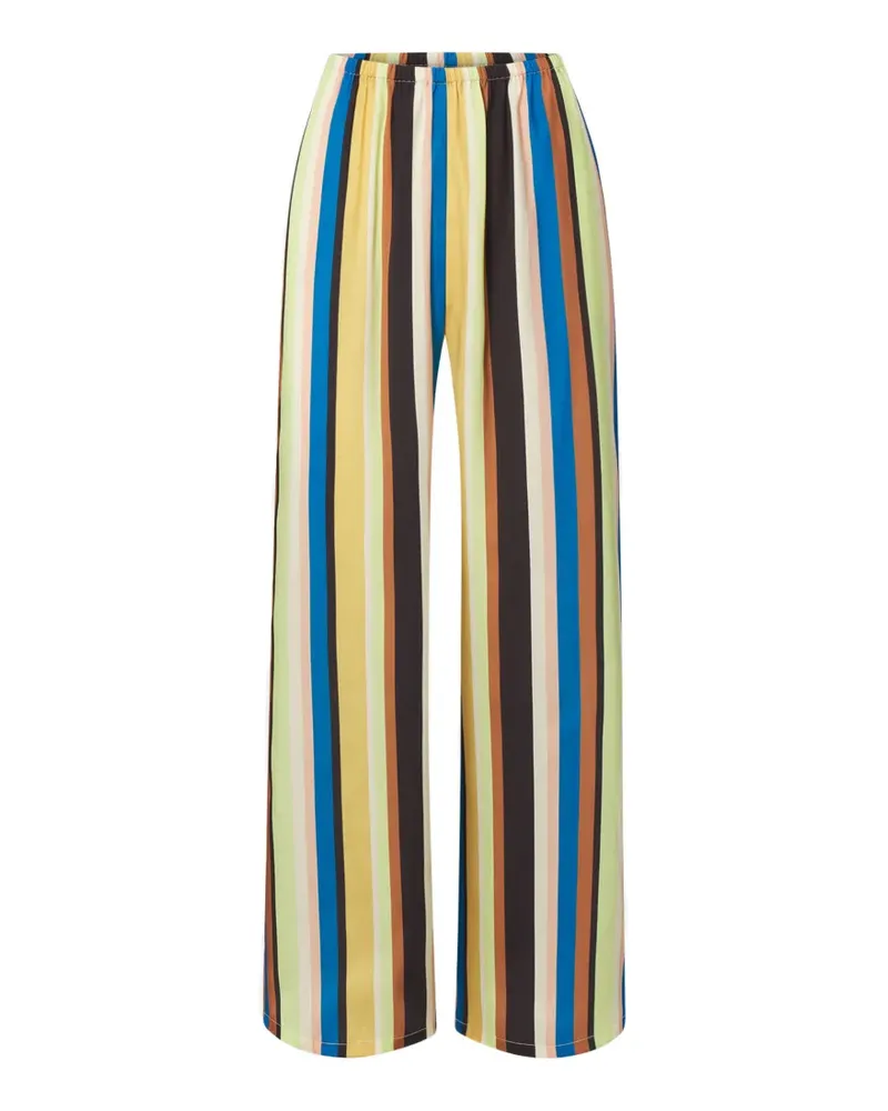 Simon Miller Gestreifte Nina Wide-Leg-Hose - Gelb Gelb