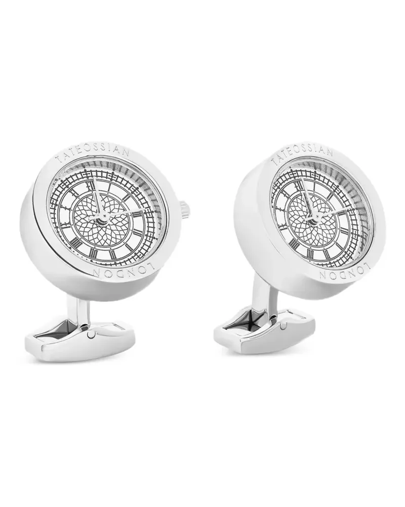 Tateossian Big Ben Watch cufflinks - Silber Silber