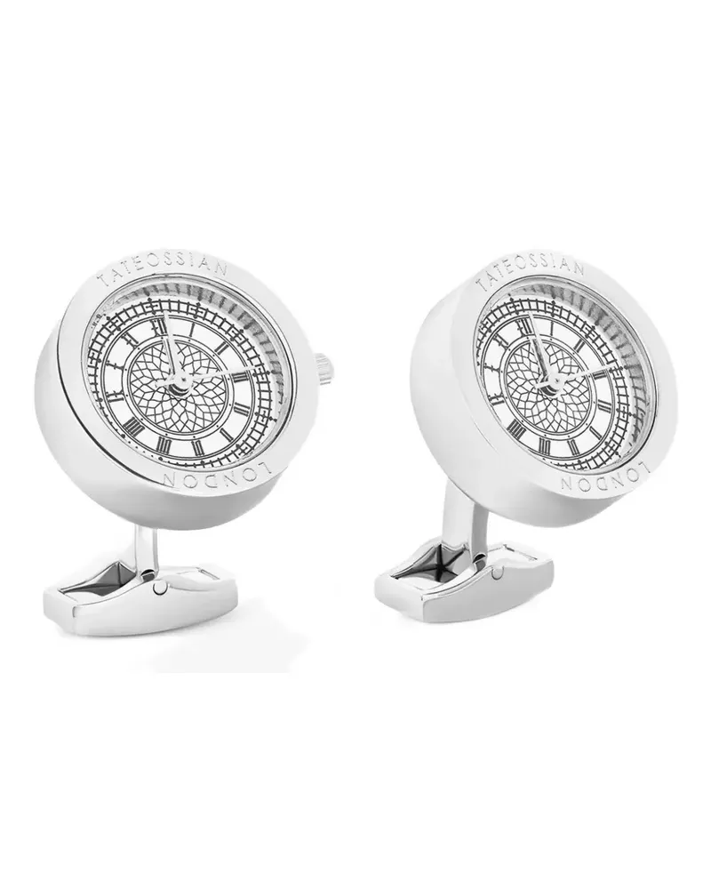 Tateossian Big Ben Watch cufflinks - Silber Silber