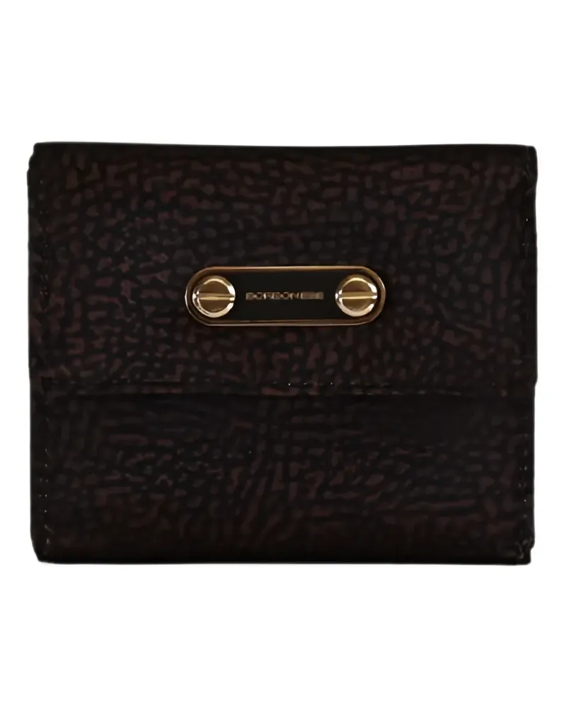 Borbonese O.P. print wallet - Braun Braun