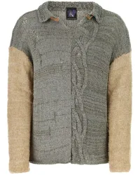 VITELLI Zweifarbiger Pullover Grau