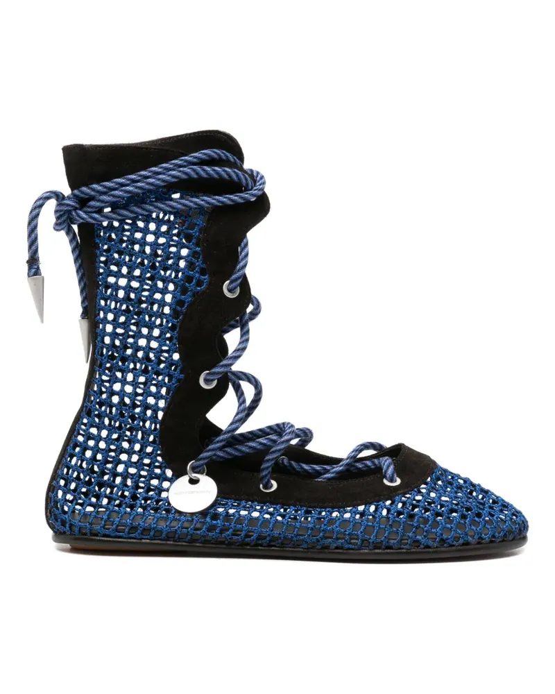 KIKO KOSTADINOV lace-up mesh boots - Blau Blau