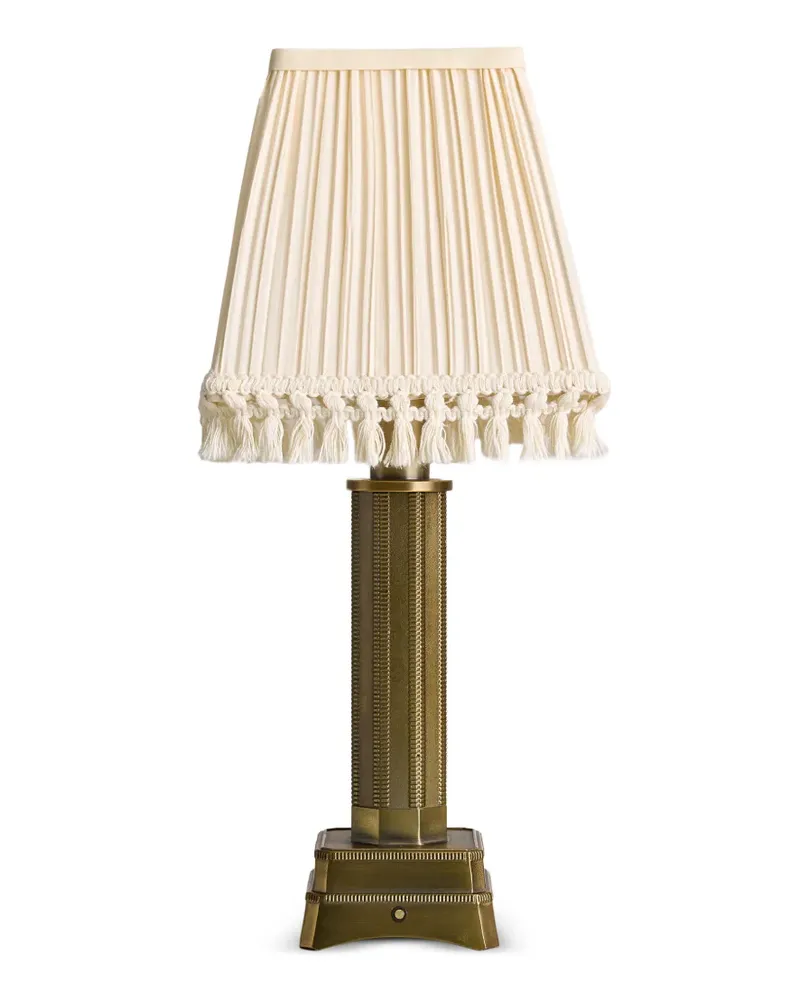 Soho Home Tragbare Oxford-Lampe mit Quasten - Gold Gold