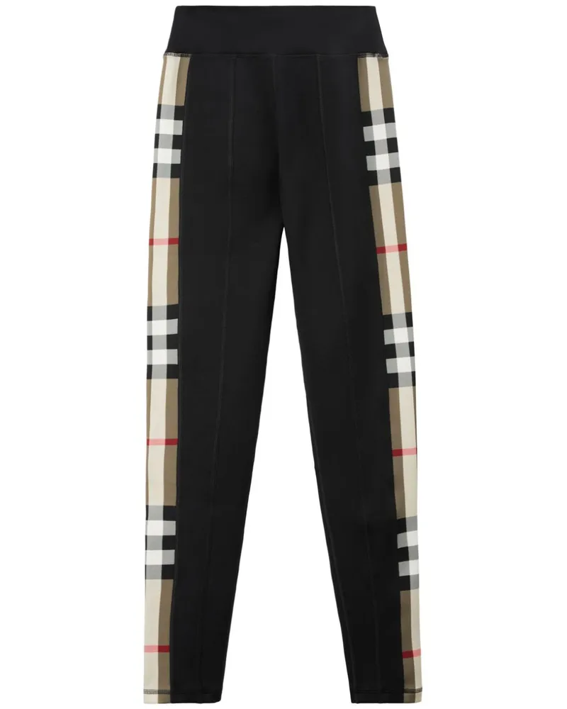 Burberry Leggings mit Vintage-Check - Schwarz Schwarz