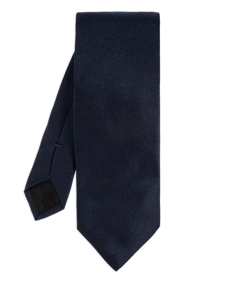 Givenchy Krawatte aus Seide mit Logo - Blau Blau