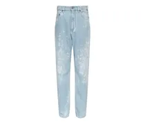 Gerade Numeric Signature Jeans - Blau