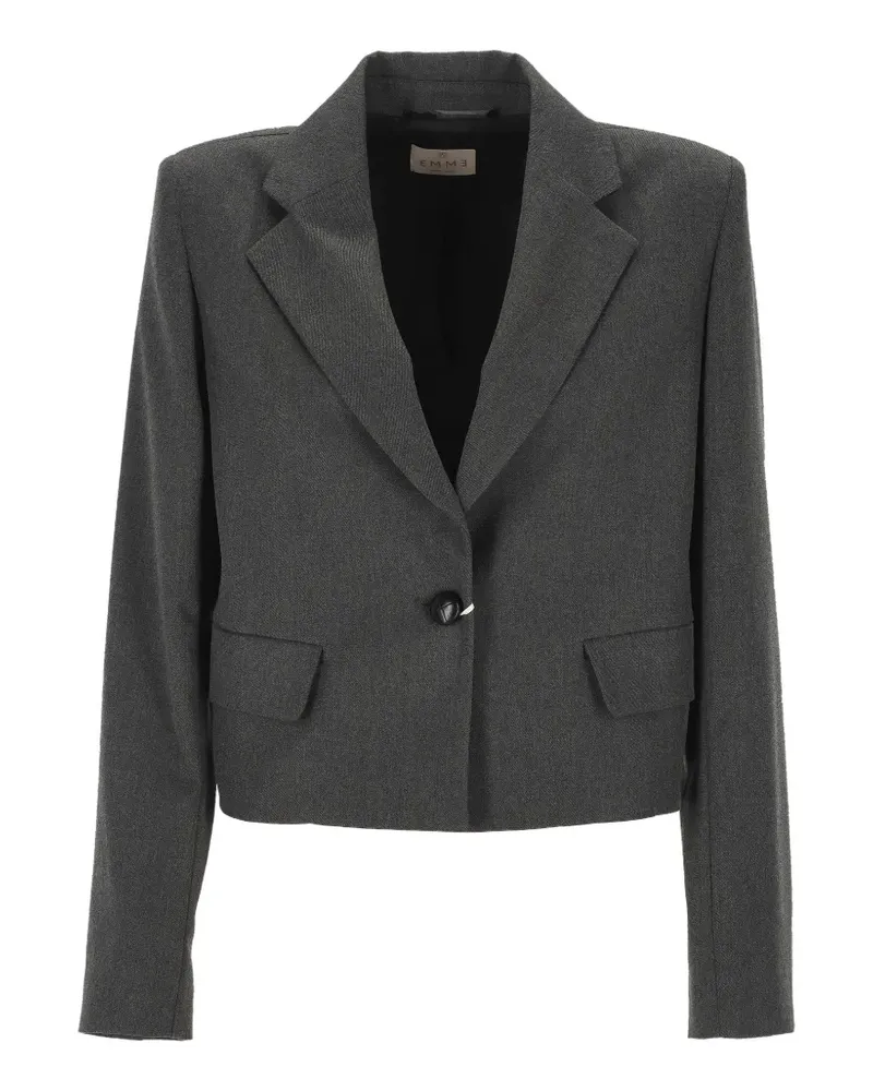 MARELLA single-breasted crop blazer - Grau Grau