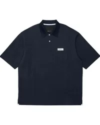 PURPLE BRAND Poloshirt mit Logo-Patch Schwarz