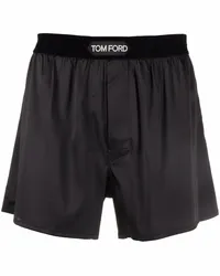 Tom Ford Boxershorts mit Logo-Patch Schwarz