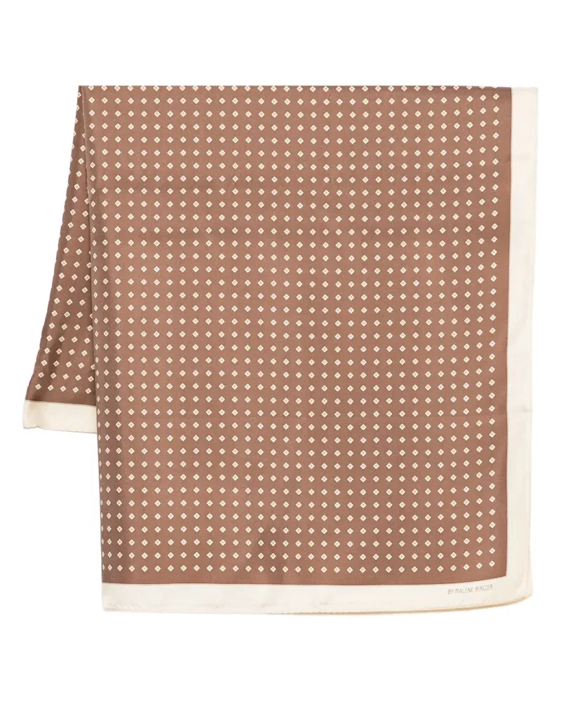 By Malene Birger Schal aus Seide - Braun Braun