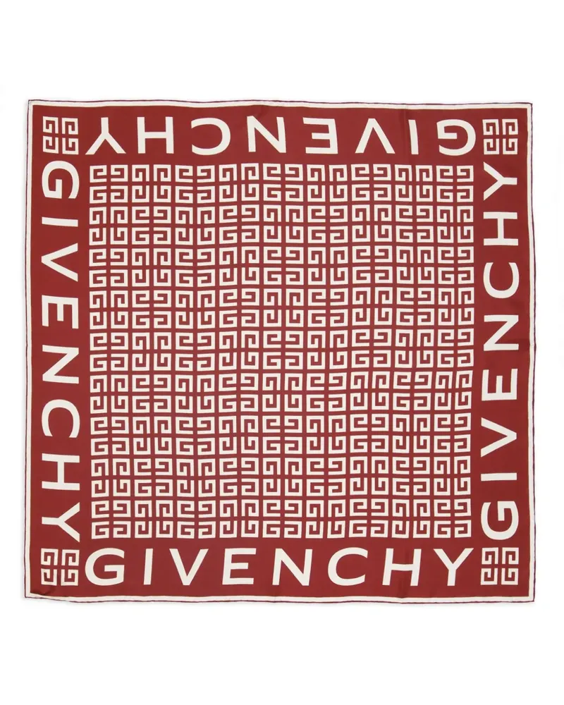 Givenchy Schal mit 4G-Print - Rot Rot