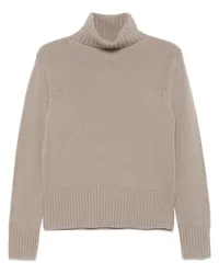 ALLUDE Pullover mit Rollkragen Nude